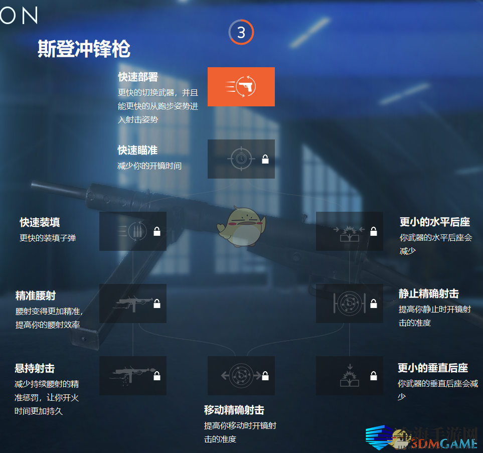 《战地5》枪械技能一览