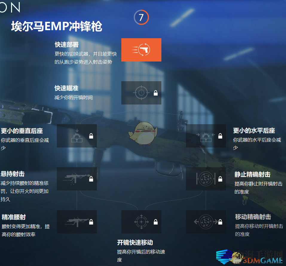 《战地5》枪械技能一览